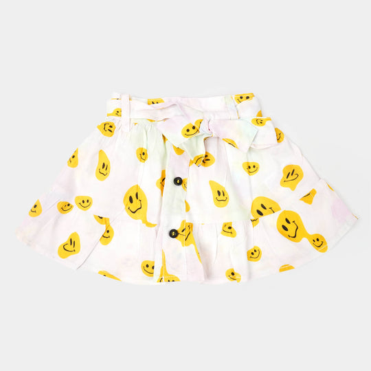 Infant Girls Casual Skirt Smiley - Multi