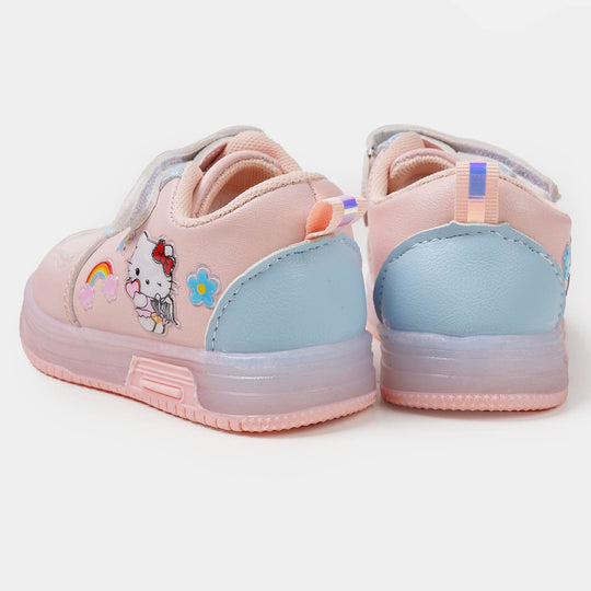 Girls Sneakers With Light Effect | Pink