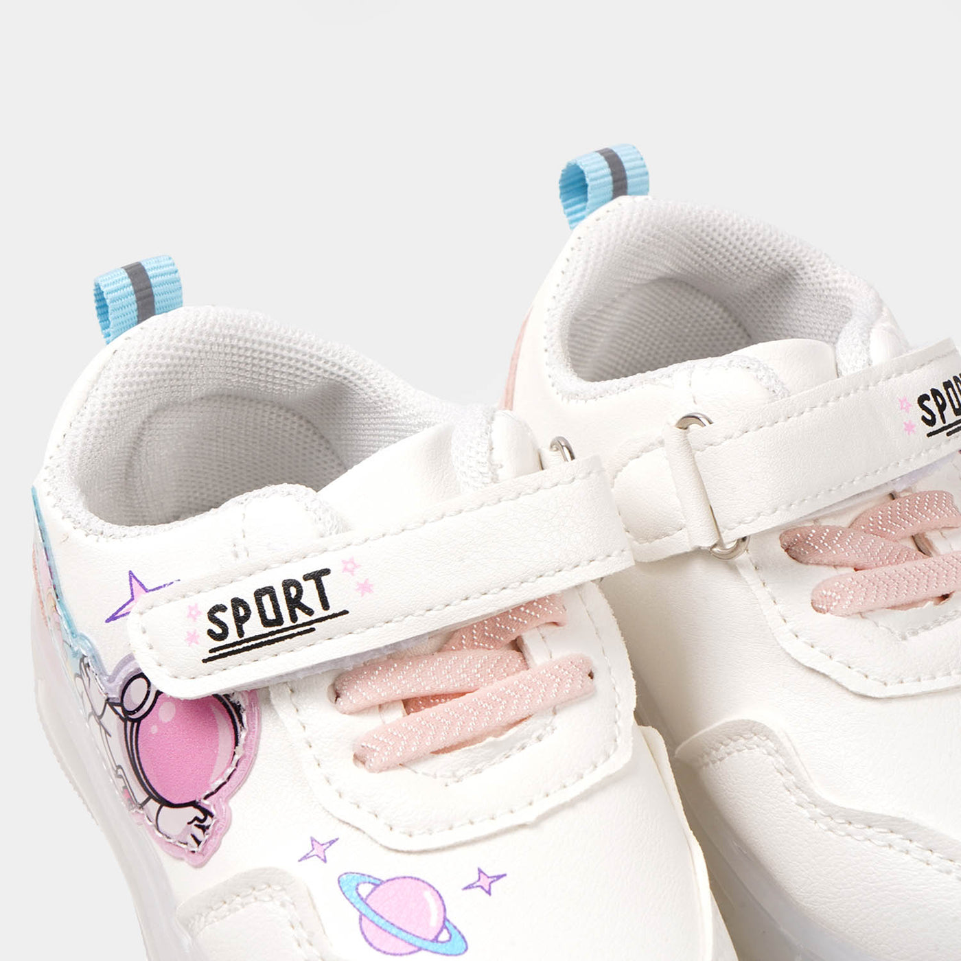 Girls Sneakers With Light Effects | Pink