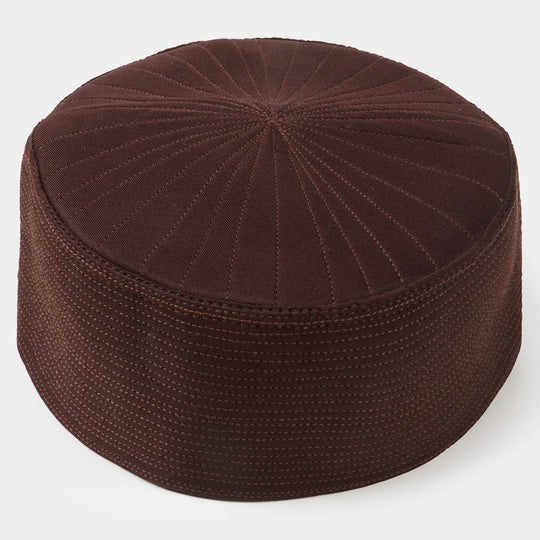 Islamic Prayer Cap - BROWN