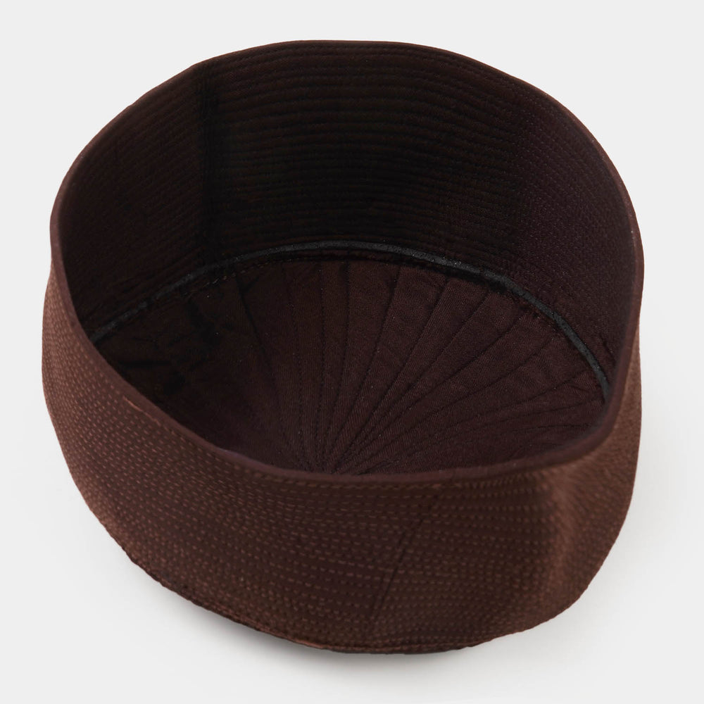Islamic Prayer Cap - BROWN