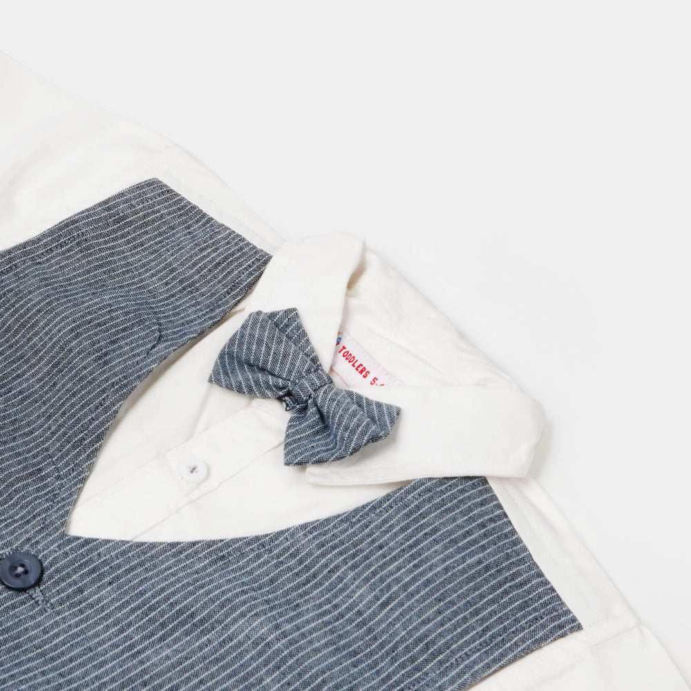 Boys Cotton Suit - GREY