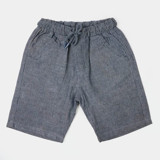 Boys Cotton Suit - GREY