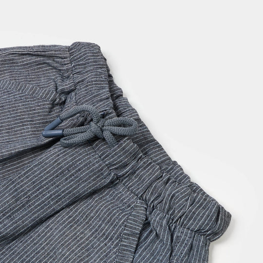 Boys Cotton Suit - GREY