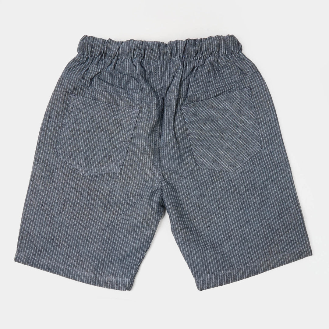 Boys Cotton Suit - GREY