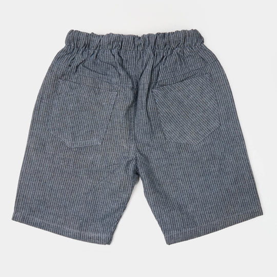 Boys Cotton Suit - GREY