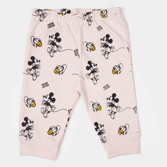 Infant Boys Cotton 2Pcs Set - Pearl
