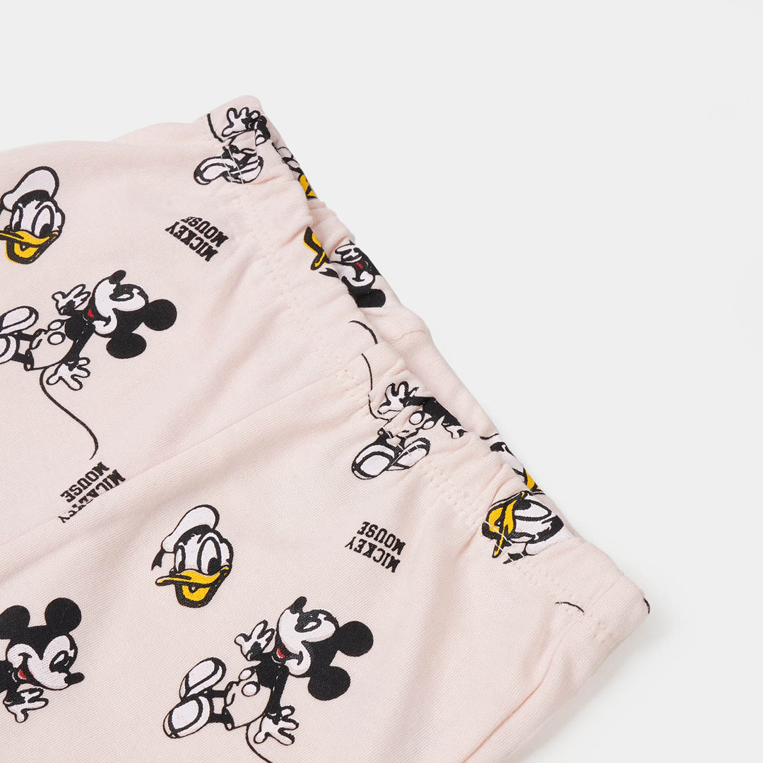 Infant Boys Cotton 2Pcs Set - Pearl