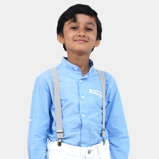 Boys Elastic Gallace - Grey
