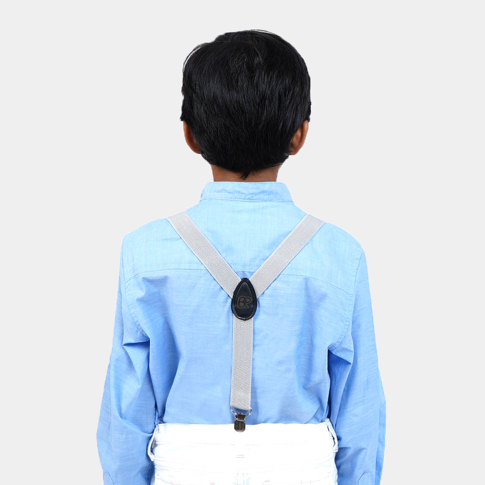 Boys Elastic Gallace - Grey