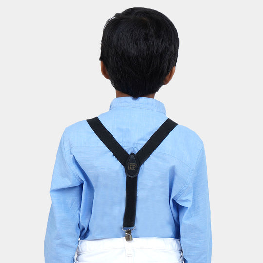 Boys Gallace belts -BLACK For kids