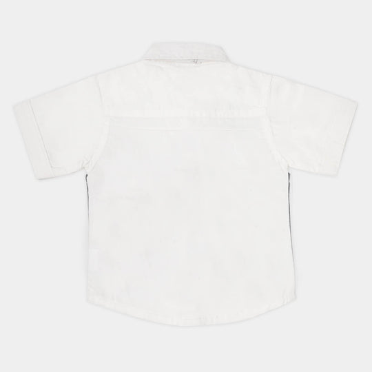 Boys Cotton Suit - GREY
