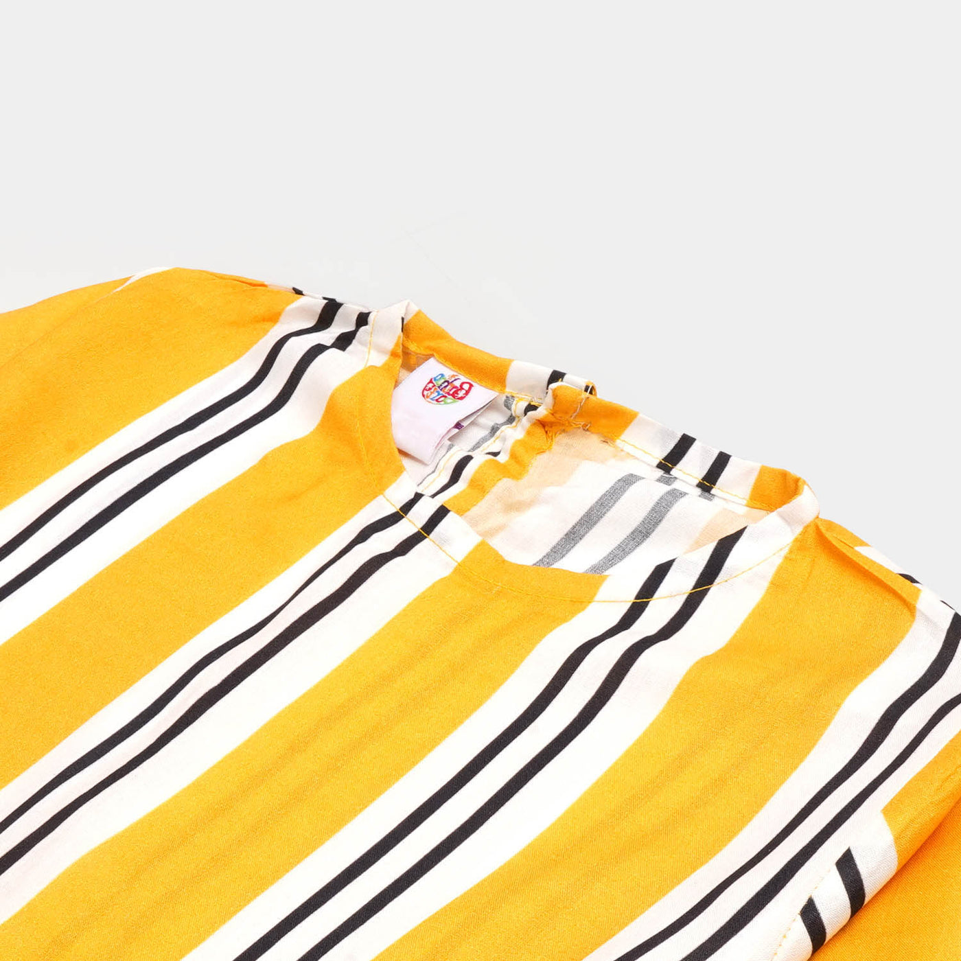 Teens Girls Cotton Digital Print Jumpsuit  - Yellow