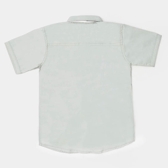 Infant Boys Cotton Suit - Sand