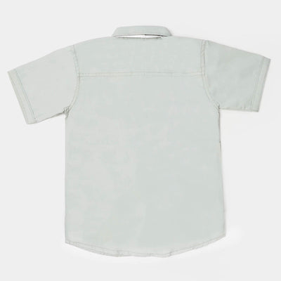 Infant Boys Cotton Suit - Sand