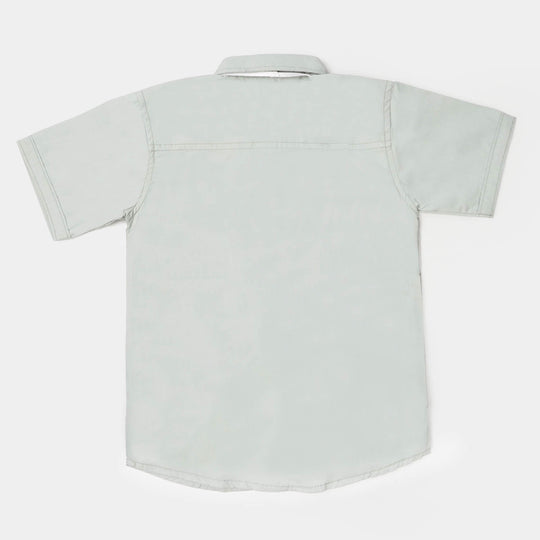 Boys Cotton Suit  - Sand