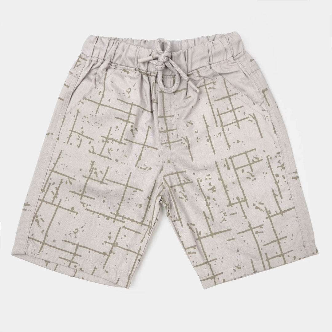 Boys Cotton Suit  - Sand