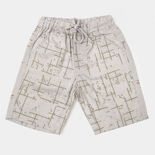 Boys Cotton Suit  - Sand