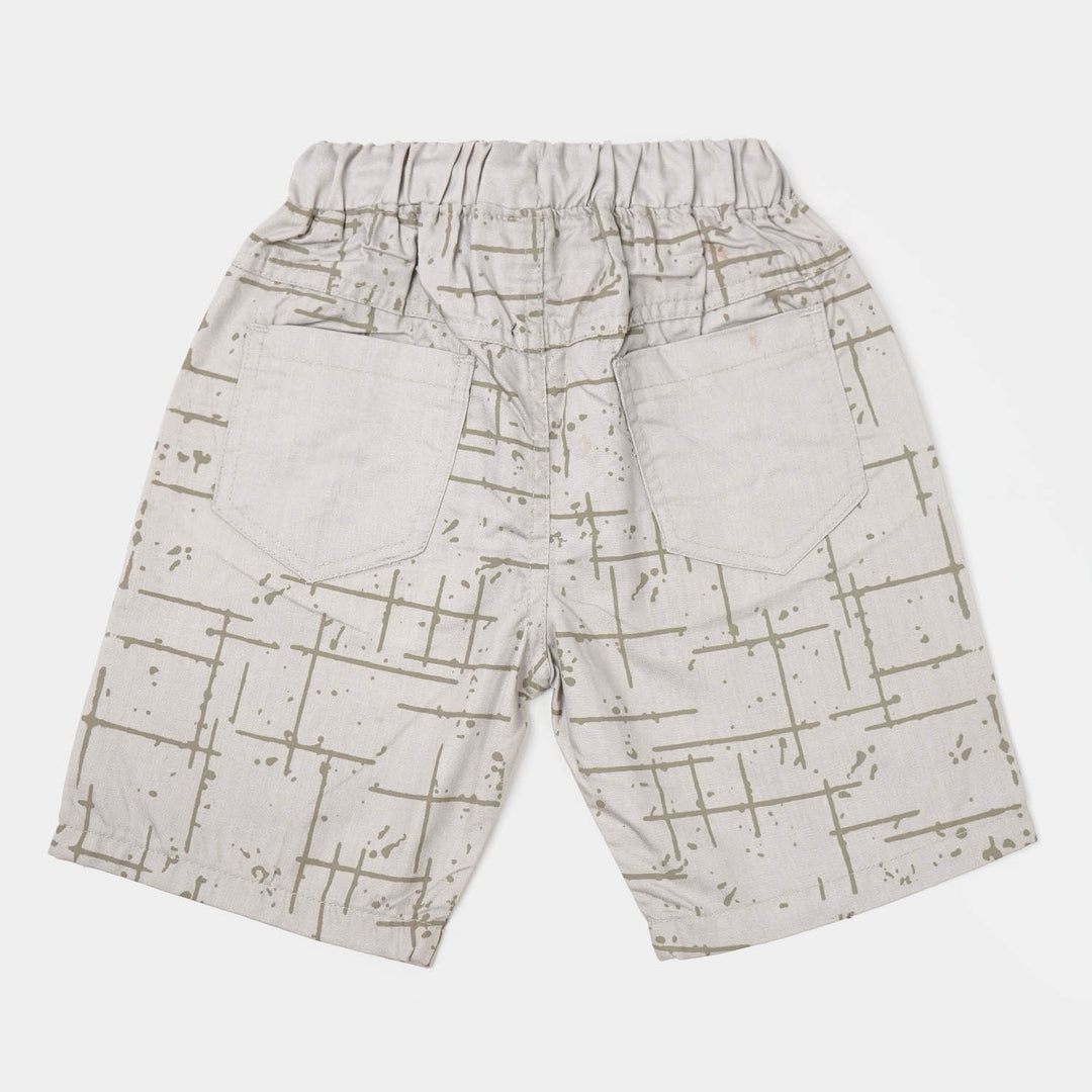 Boys Cotton Suit  - Sand