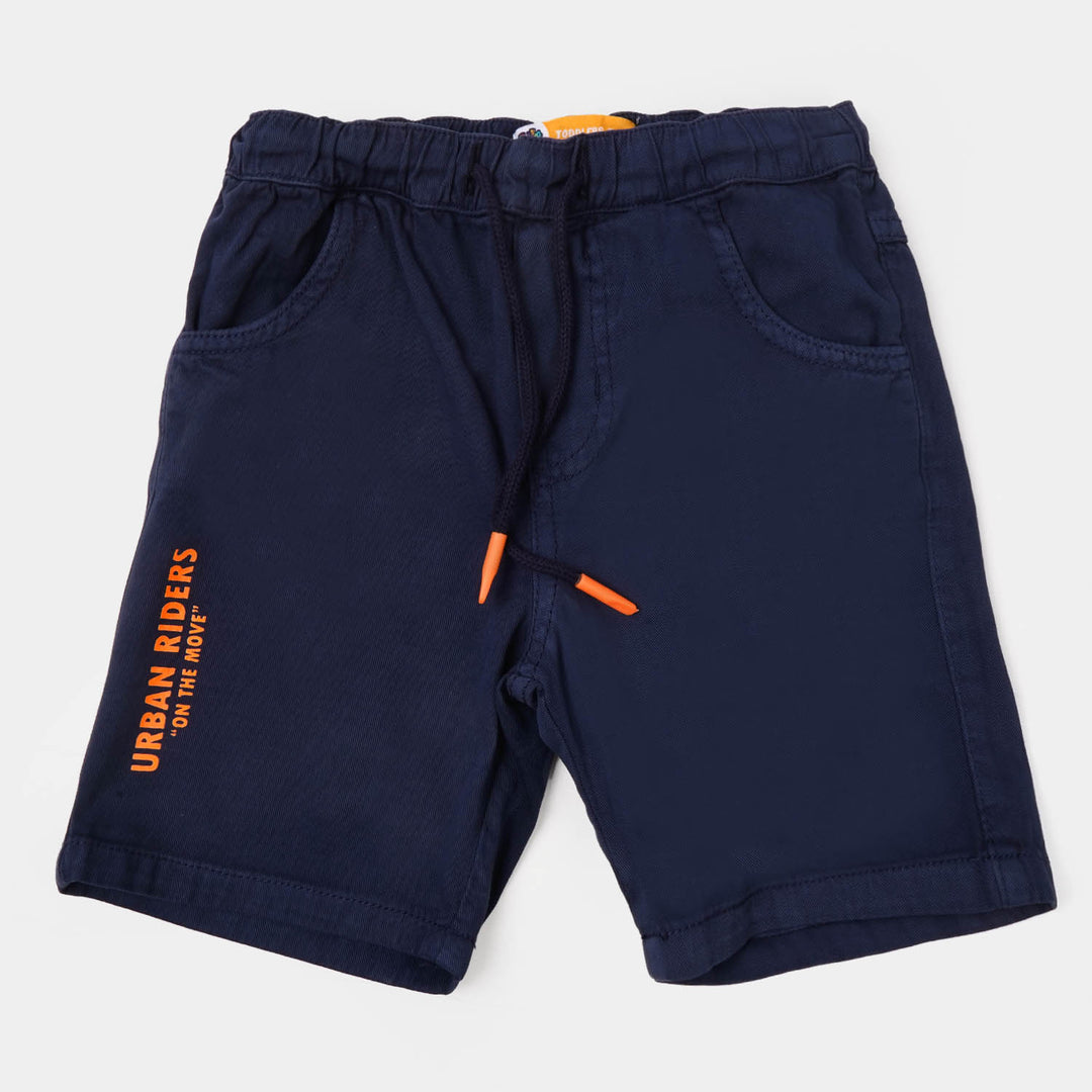 Boys Cotton Short Riders - NAVY