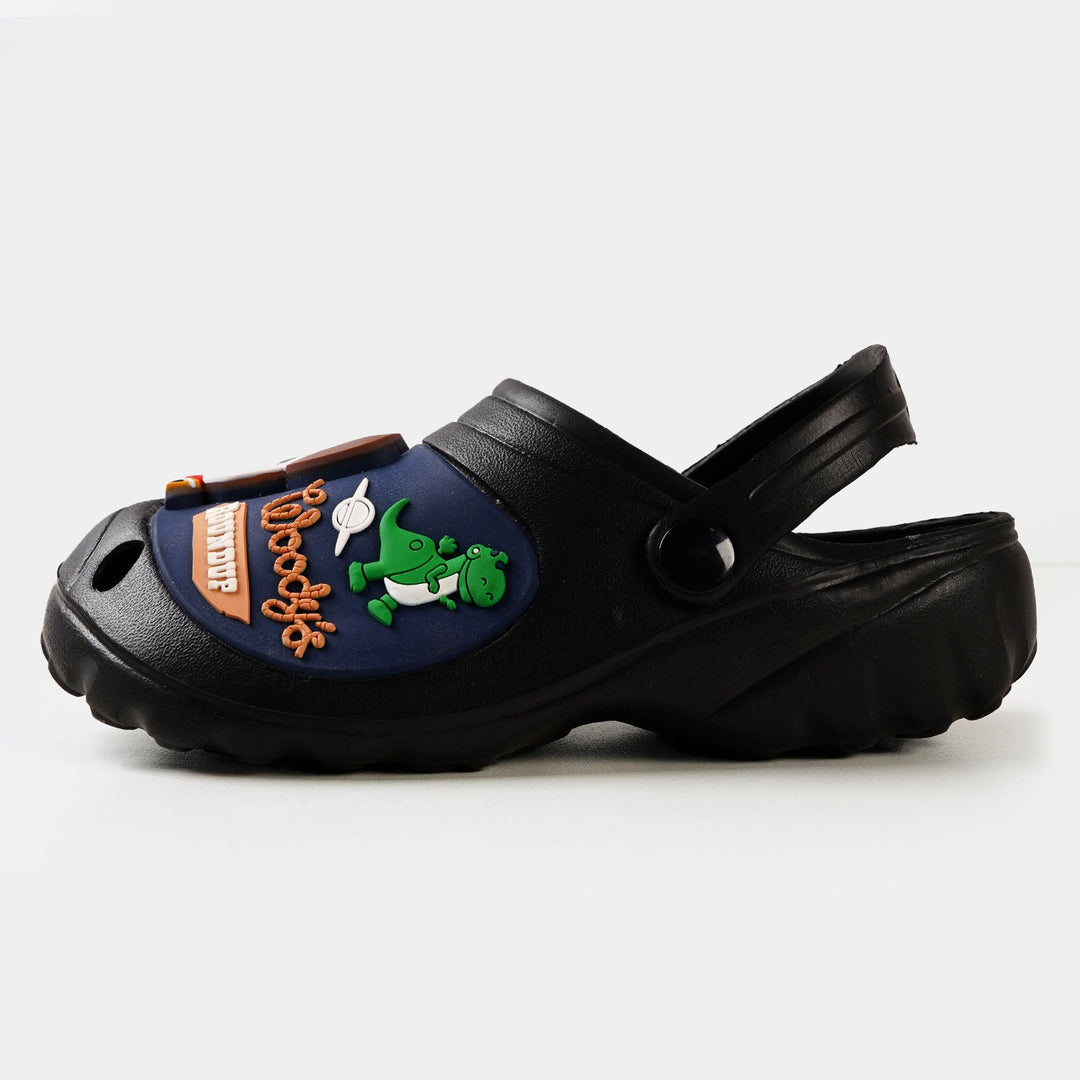 CHARACTER LIGHTING SLIPPER FOR BOYS - BLACK