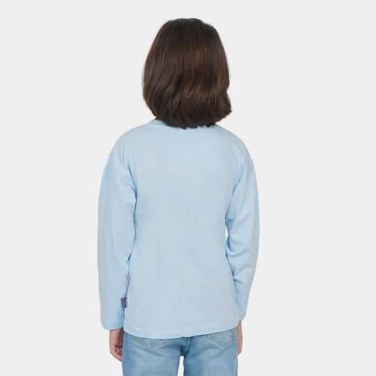 Boys T-Shirt F/S Solar System - Sky Blue