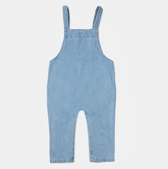 Boys Denim Over All Bear Hugs Dangri - Mid Blue