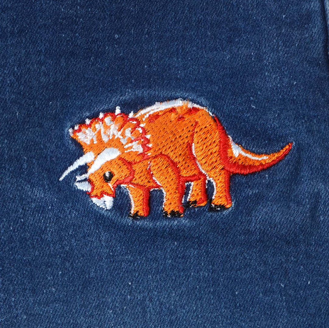 Boys Denim Pant Dino EMB - DARK BLUE