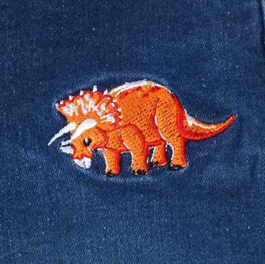 Boys Denim Pant Dino EMB - DARK BLUE