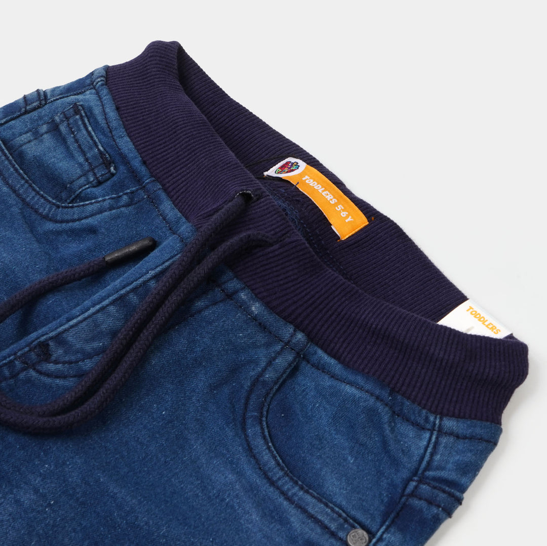 Boys Denim Pant Dino EMB - DARK BLUE