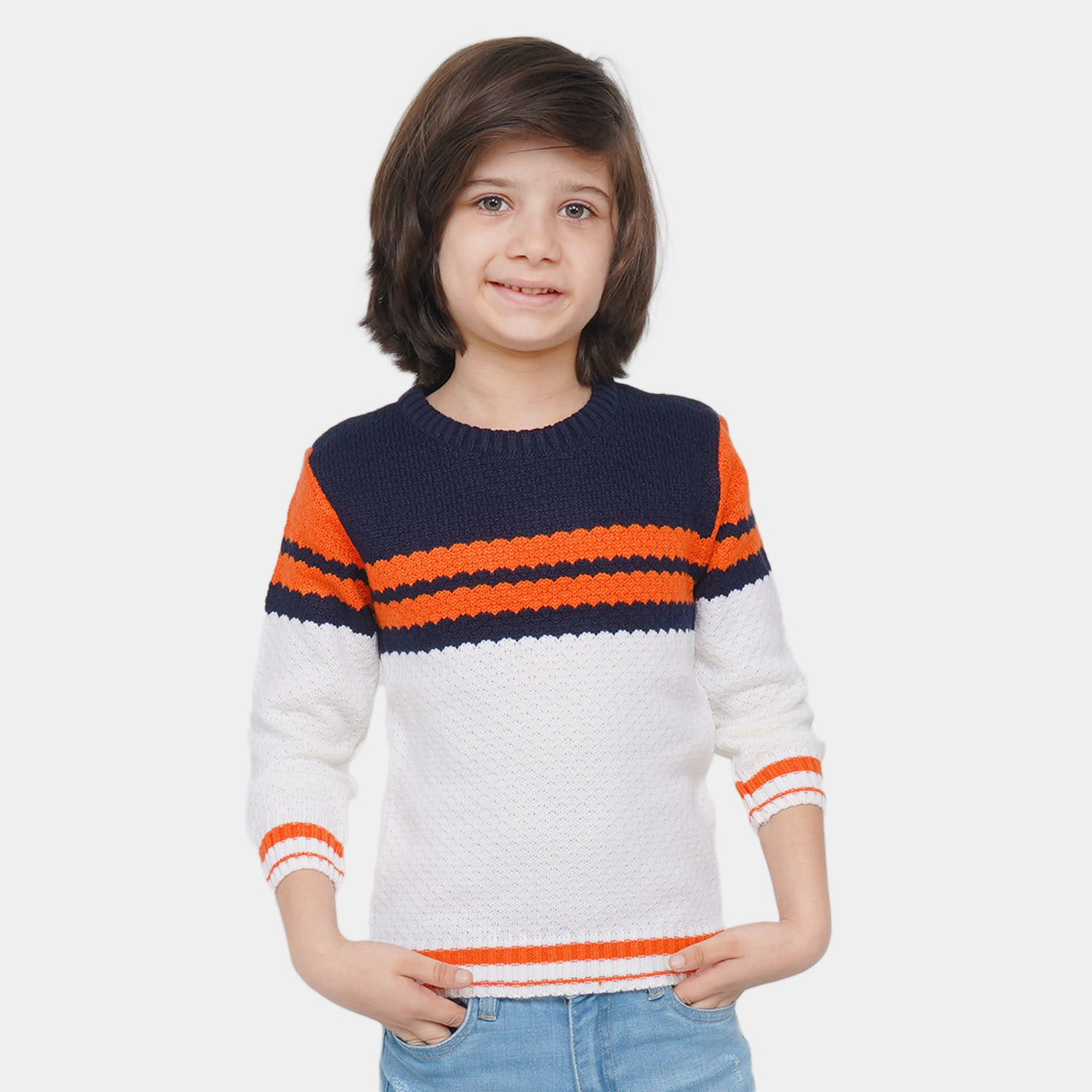 Boys Sweater Engineered - Multi