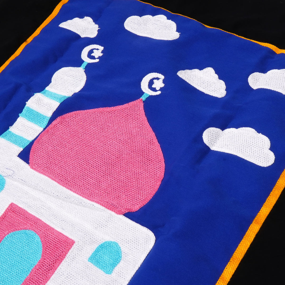 Girls Prayer Mat - Pink/Blue
