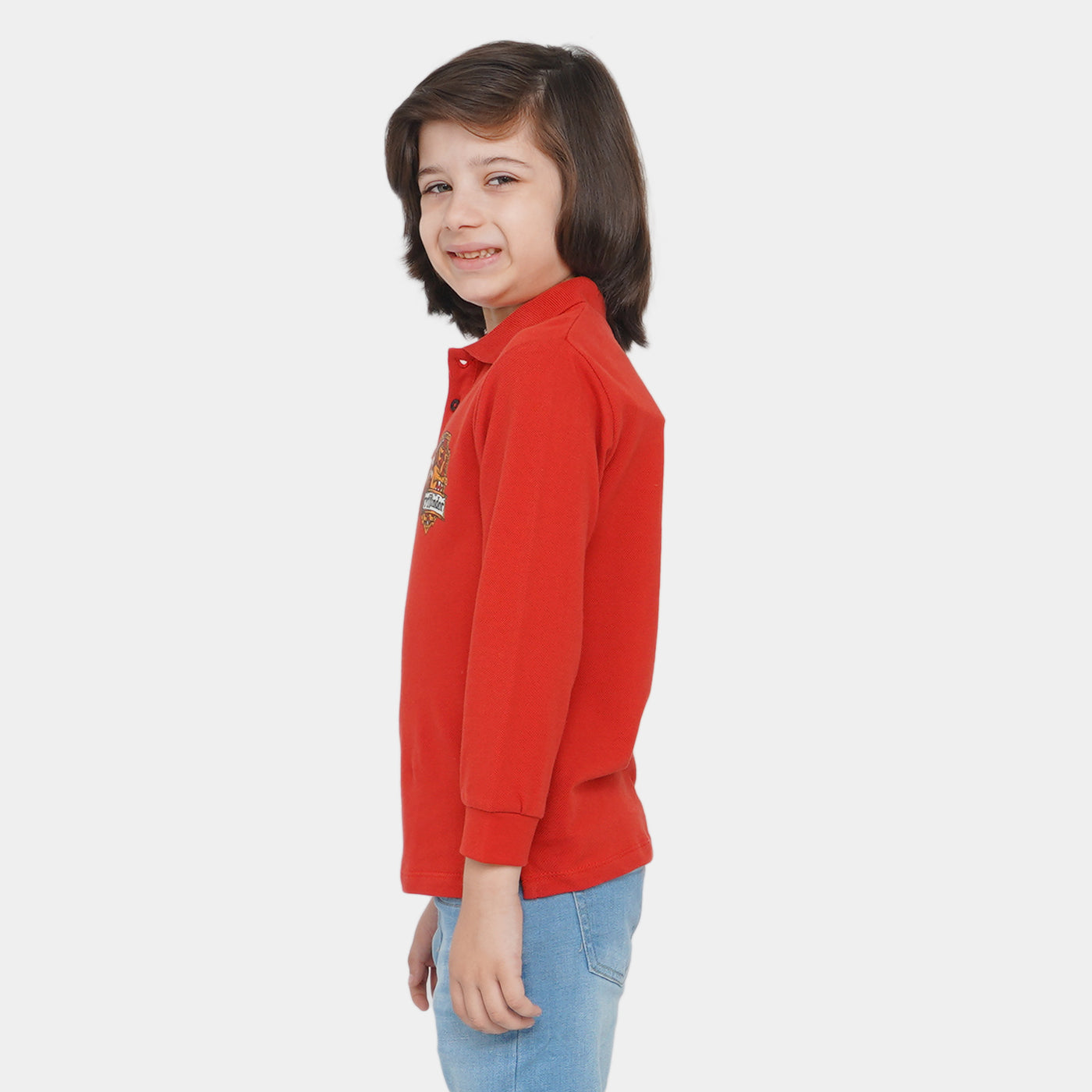 Boys Polo t-Shirt Gryffindor - Red