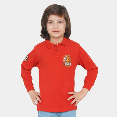 Boys Polo t-Shirt Gryffindor - Red