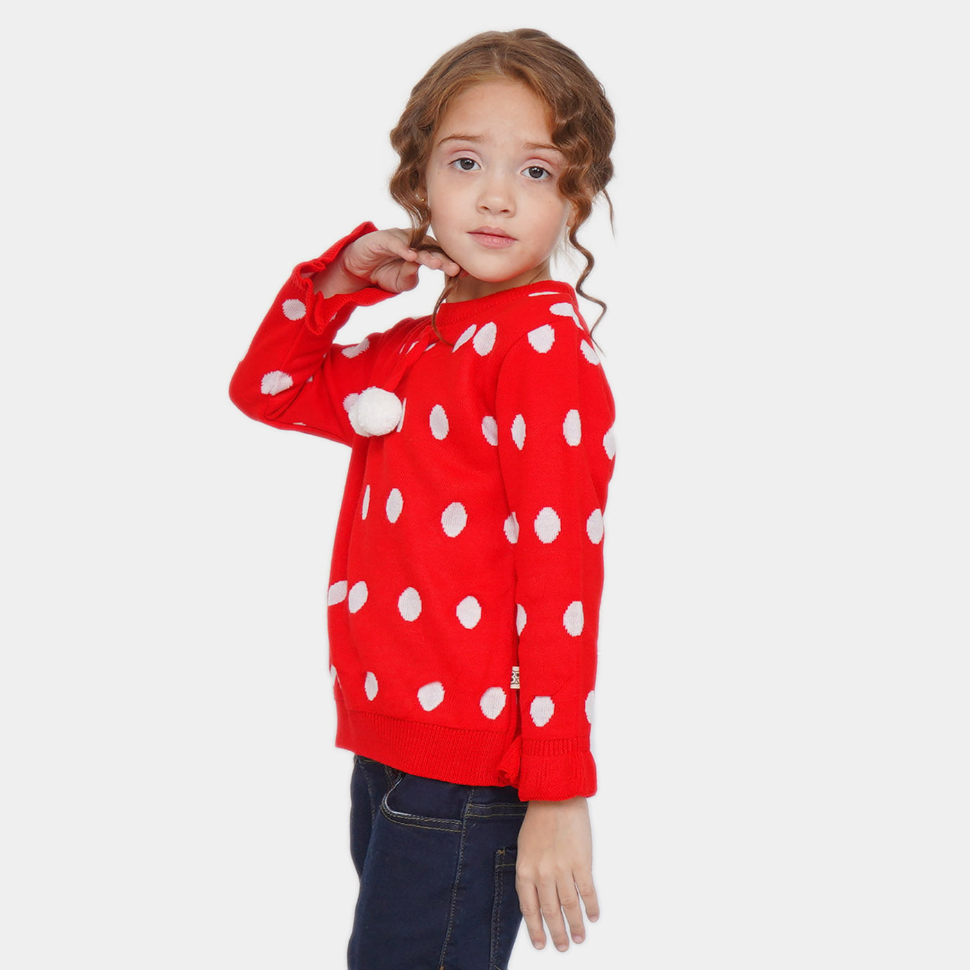 Girls Sweater BP31-22 - Red