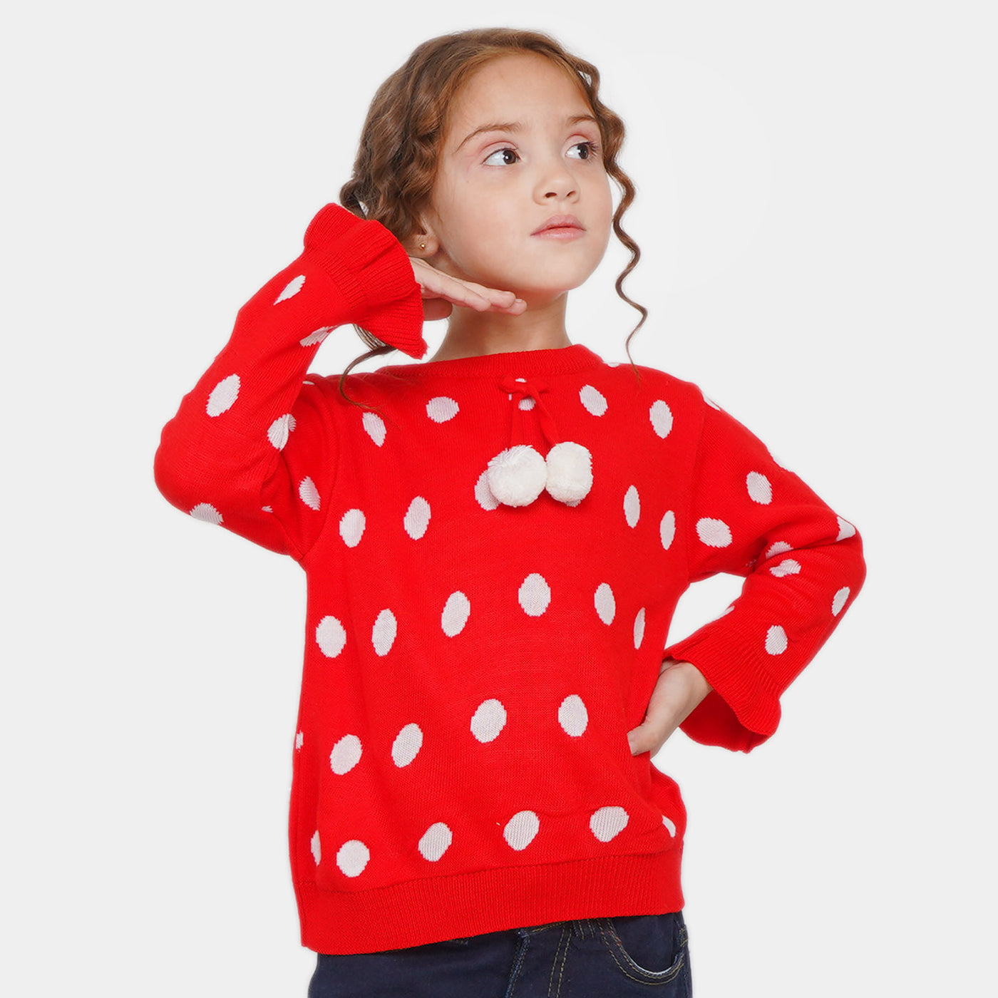 Girls Sweater BP31-22 - Red