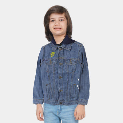 Toddler Boys Denim Jacket Hogwarts -LIGHT BLUE