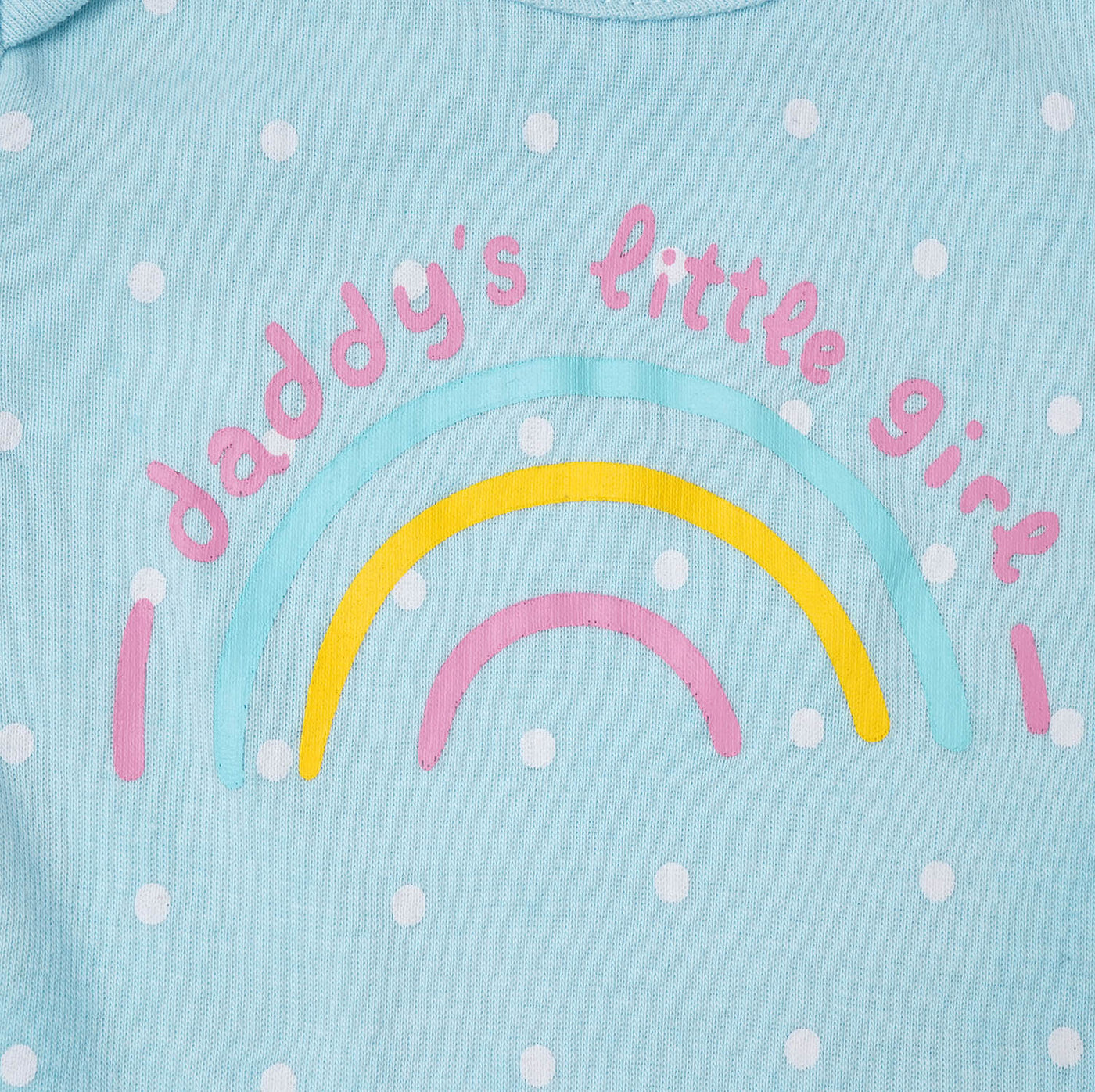 Infant Girls Rib Rompers 3PCs Hedge Hugs & Dots