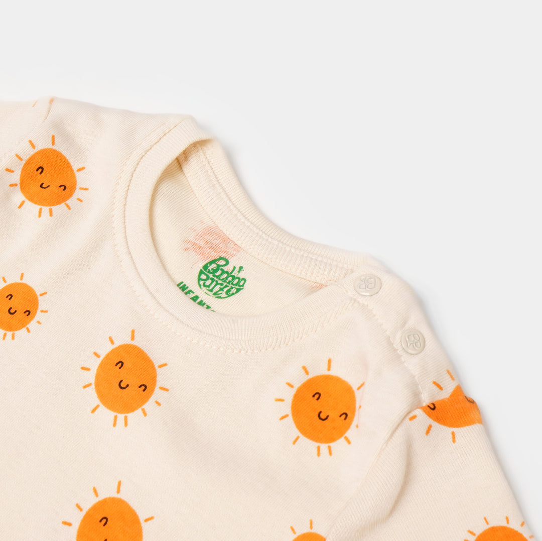 Infant Girls Rib T-Shirt 3Pcs Fruits & Sun