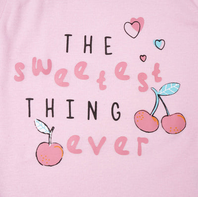 Infant Girls Rib T-Shirt 3Pcs Fruits & Sun