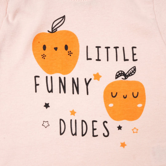 Infant Girls Rib T-Shirt 3Pcs Fruits & Sun