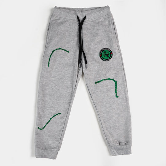 Boys Terry Pyjama Dino Club - Grey