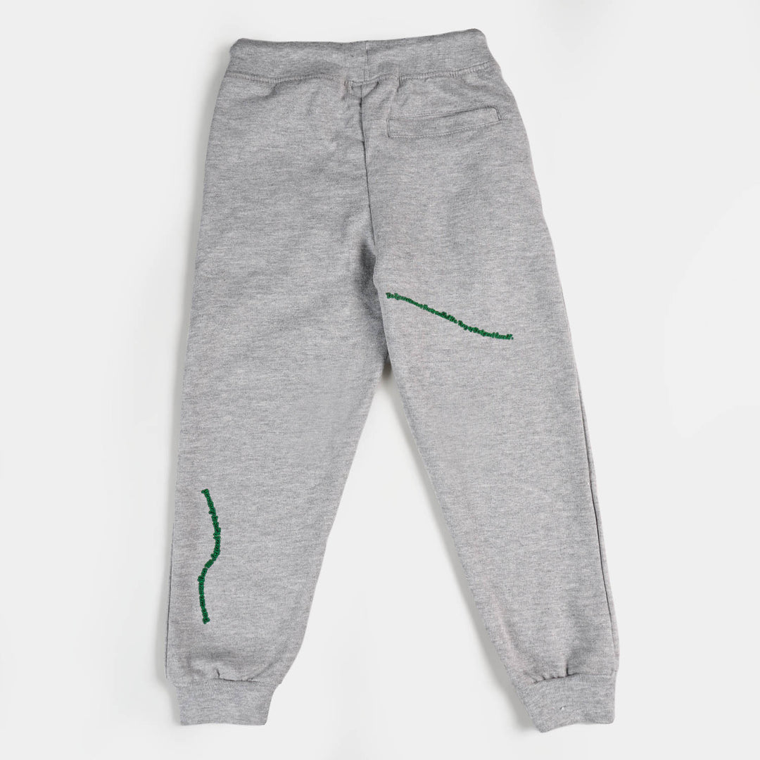 Boys Terry Pyjama Dino Club - Grey