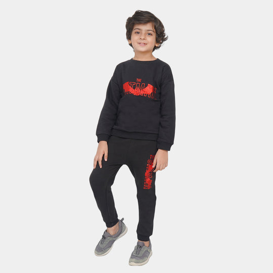 Boys 2 Pcs Suit Character- BLACK