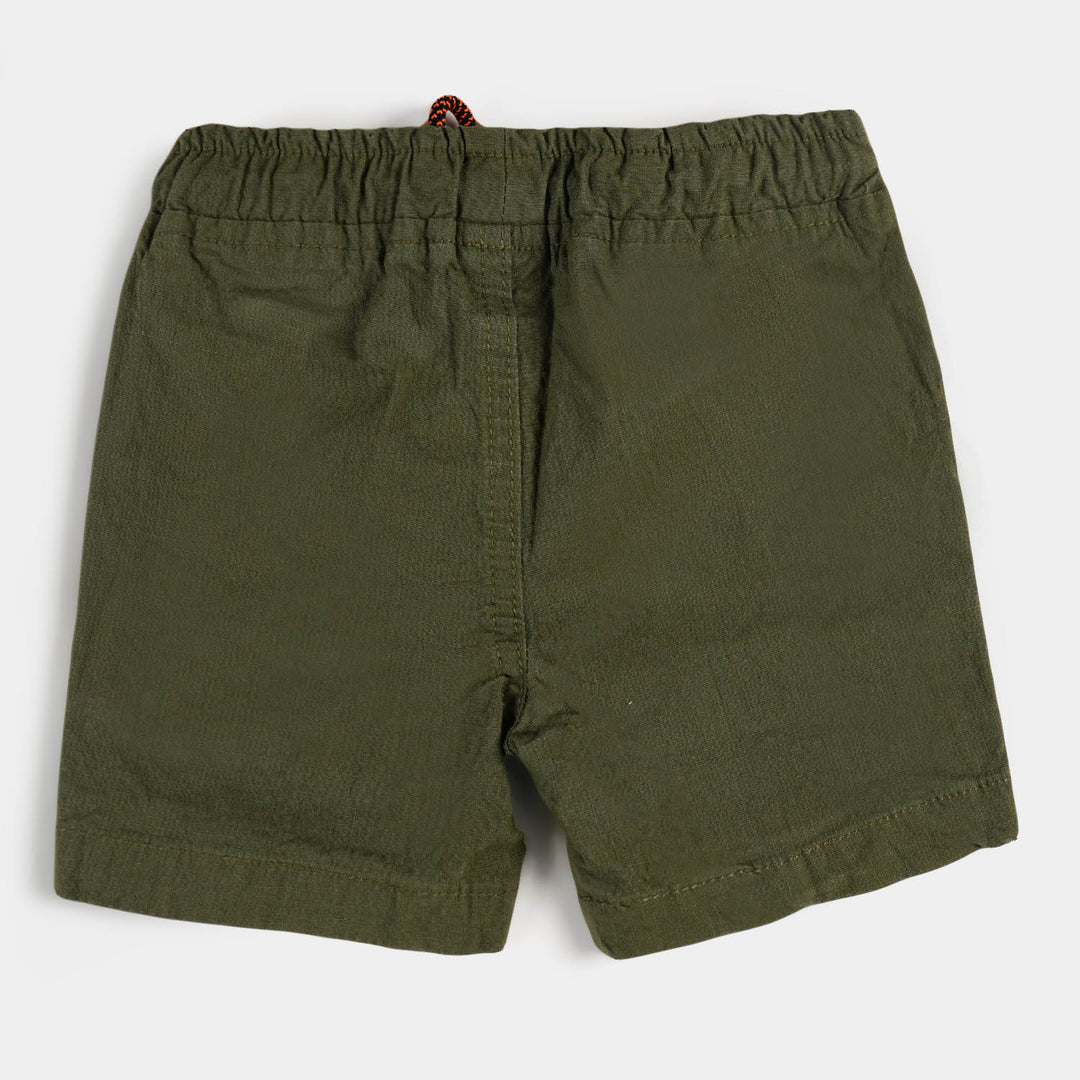 Infant Boys Cotton Short GO - Green