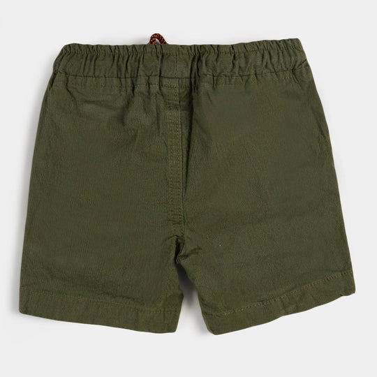 Infant Boys Cotton Short GO - Green