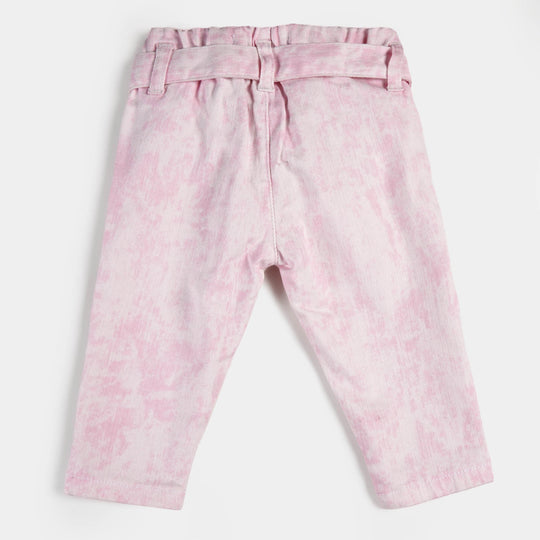 Infant Girls Cotton Pant Pink Dye - Tie & Dye