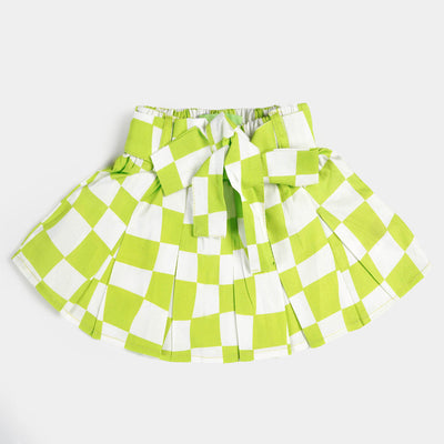 Infant Girls Cotton Casual Skirt - Green