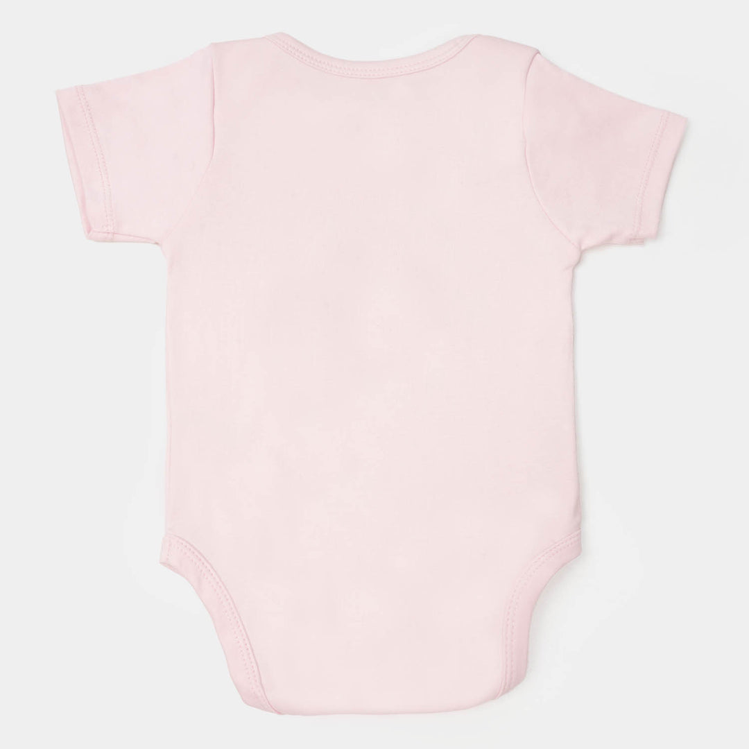 Infant Unisex Cotton Romper Eid Mubarak - Pink