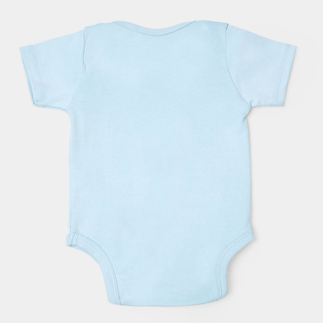 Infant Unisex Cotton Romper First Ramadan - Blue